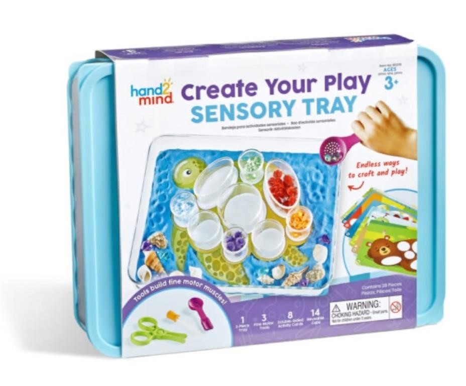 (new) CREATE YOUR PLAY SENSORY TRAY – HAND 2 MIND