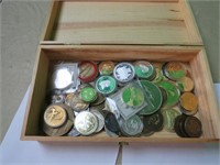 Group Lot of US Coin Copies & Misc Medals -78 pcs