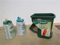 Scotts Hand Seeder & 2 spray bottles