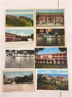 Lot of eight Stork Club, Port Stanley postcards.