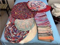 Assorted Woven Rag Rugs