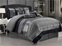 7-piece King Size Chenille/woven Jacquard Bedding