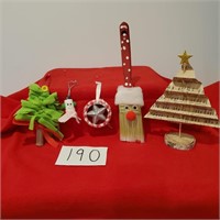 Assortment of Handmade Christmas Ornaments