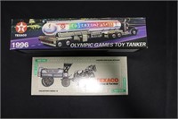 2 Texaco truck banks - #8 Horse & Tanker and