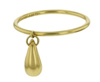 Tiffany & Co. 18K Gold Teardrop Peretti Ring