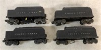lot of 4 Lionel Coal Cars