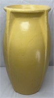 Vintage McCoy Pottery Stoneware Vase, Yellow