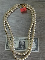 Lion Head Pearl Style Necklace