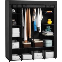New 14 Shelves Portable Closet, Non-Woven Fabric