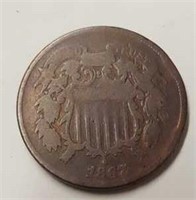 1867 U.S 2-Cent Piece