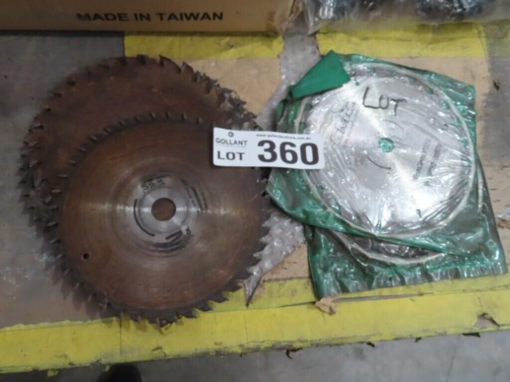 Quantity of Various Saw Blades (new & used)