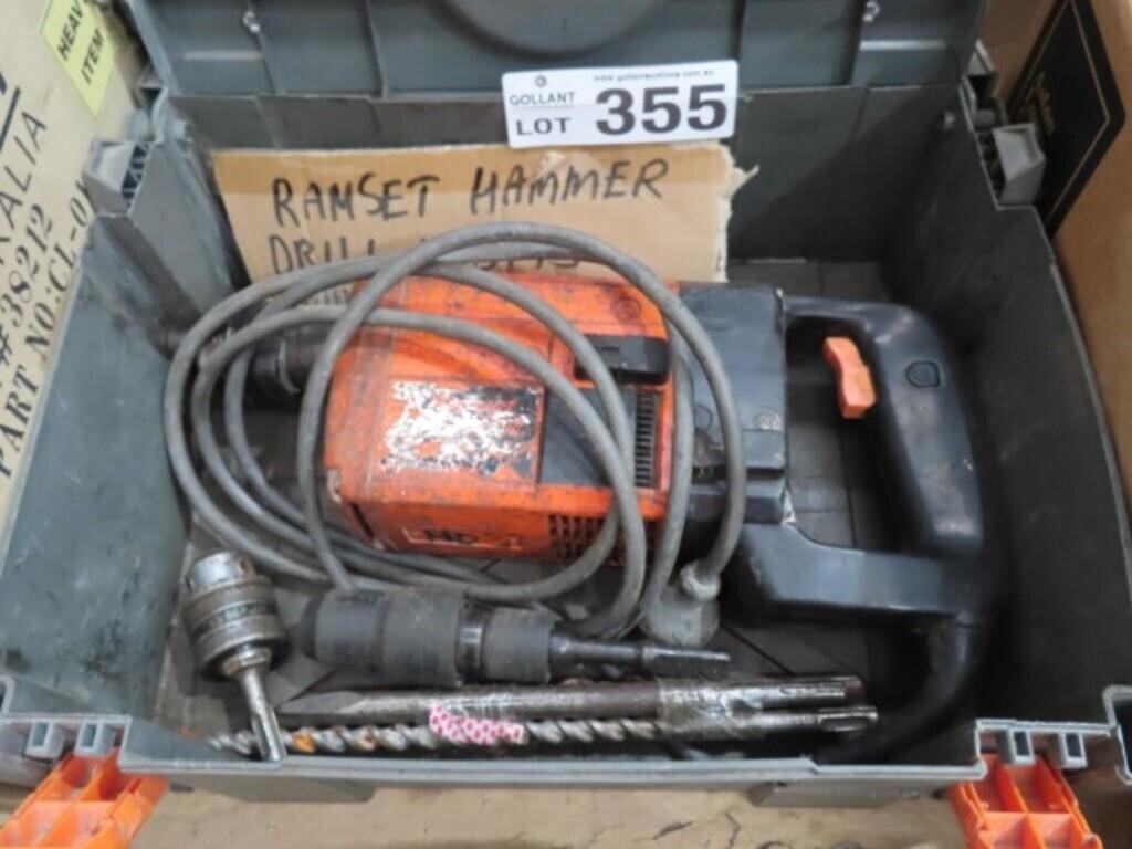Ramset Hammer Drill & Accessories