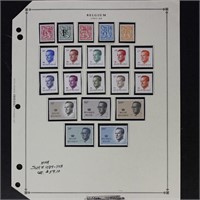 Belgium Stamps #1084-1103 Mint NH
