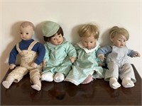 Collection of Soft Body Dolls in Blue