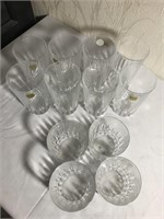 Lot of 12 Cristal d'Arques Glasses
