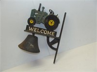 Welcome Bell and Tractor Hanger