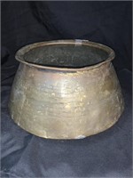 ANTIQUE SOUTHERN INDIAN COPPER POT - 12 X 6 “