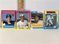 1975 Expos baseball cards