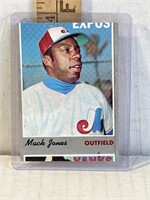 Irregular Mac Jones, 1970 Astros baseball card