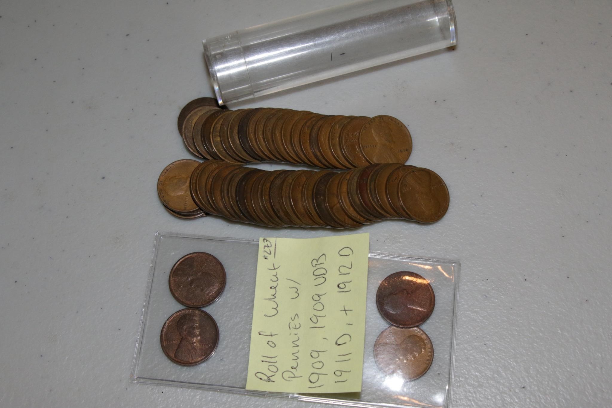 Wheat Cents w/ 1909 VDB