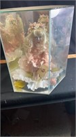 The collectibles doll in glass