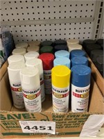 Mix Rust-Oleum® Gloss Spray Paints x 22 Cans
