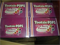 Tootsie pops wild berry flavors 400 retail pieces