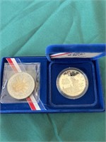 Pair of 1986 Liberty dollars
