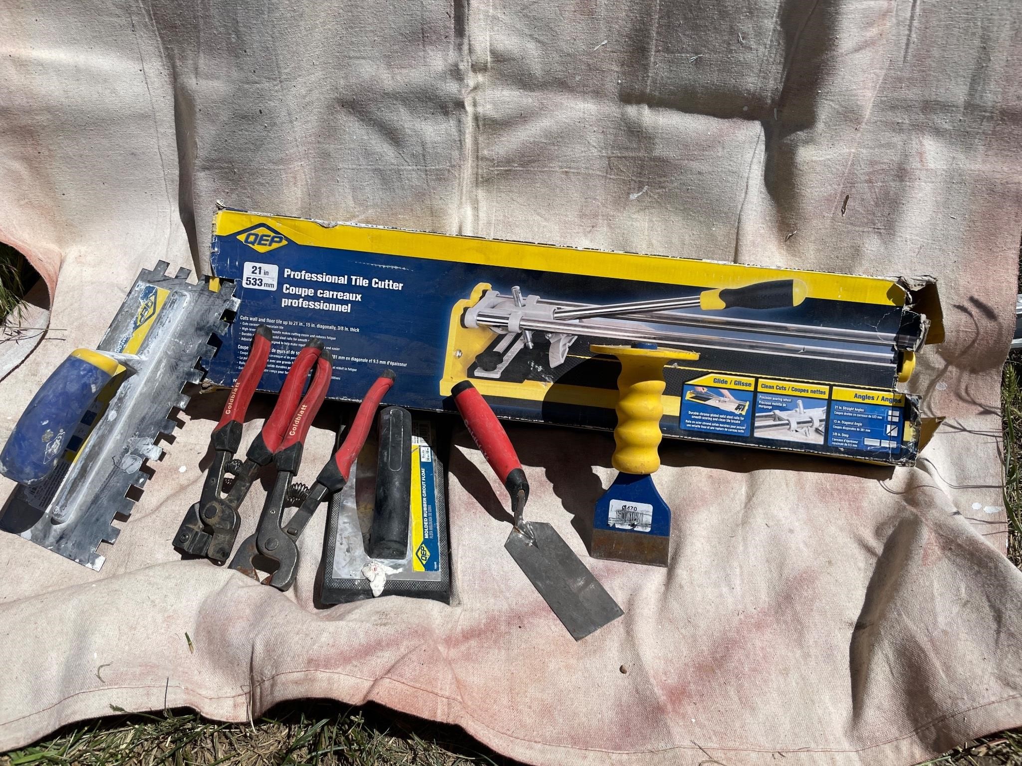 Tile Cutter and Installation Package