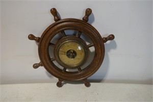 Ship's Wheel Weather Station 9 1/2"D
