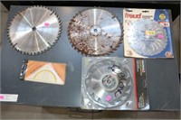 Lot - Saw Blades, Dado Blades