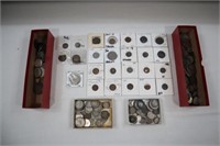 ESTATE COLLECTION OF FOREIGN COINS: