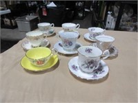 Cups and saucers