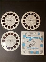 DONALD DUCK CHIP AND DALE SCROOGE VIEWMASTER REELS