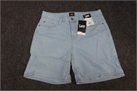 NWT Lee Striped Denim Shorts Size 12M