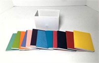 Samsill Vinyl/Leather Color Notebooks