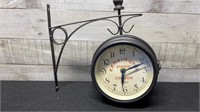 Vintage Looking Mounted Clock 9"