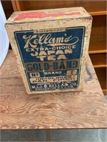 Antique Kellams Japan Tea Crate