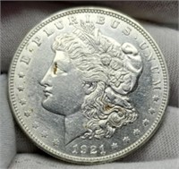 1921-D Morgan Silver Dollar