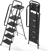 KINGRACK 5 Step Ladder w/ Tool Platform