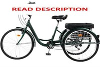 PRIJESSE 26 Adult Tricycle  7-Speed  Green