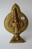 Unusual vintage Chinese gilt bronze 100arm Guanyin