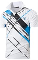 (XL)Sportides Men's Short Sleeve Sport Polo