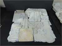 Lot of Fine Imported Linens, Runner Tablecloths &