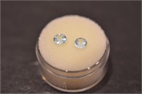 1.20 Ct. Round Brilliant Cut Aquamarine Gemstones