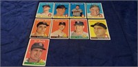 (9) 1958 Topps Baseball Cards