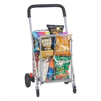 VEVOR Folding Shopping Cart, 66 lbs Max Load