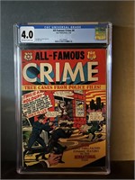 All-Famous Crime 4 CGC 4.0 L.B. Cole Art Pre-Code