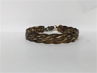Vermeil/.925 Sterling Silver Braided Bracelet