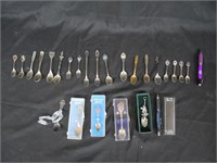 MIXED COLLECTOR SPOONS-ASST.STATES & MORE